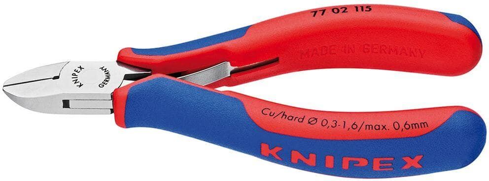 KNIPEX 4-1/2 in. Electronics Diagonal Cutters with Comfort Grip