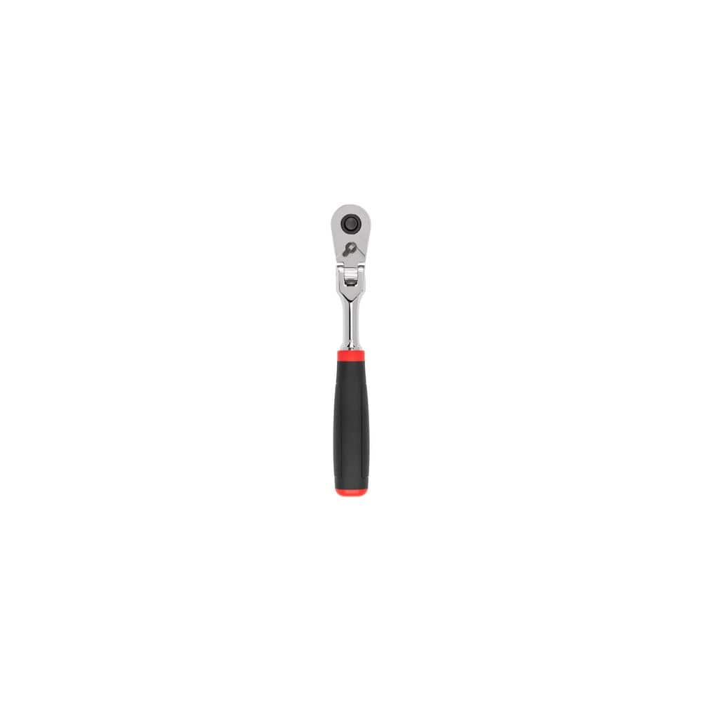 TEKTON 3/8 in. Drive x 8 in. Flex Head Quick-Release Comfort Grip Ratchet