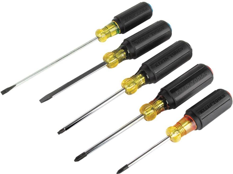 Klein Tools Color-Coded Screwdriver Set (5-Piece)