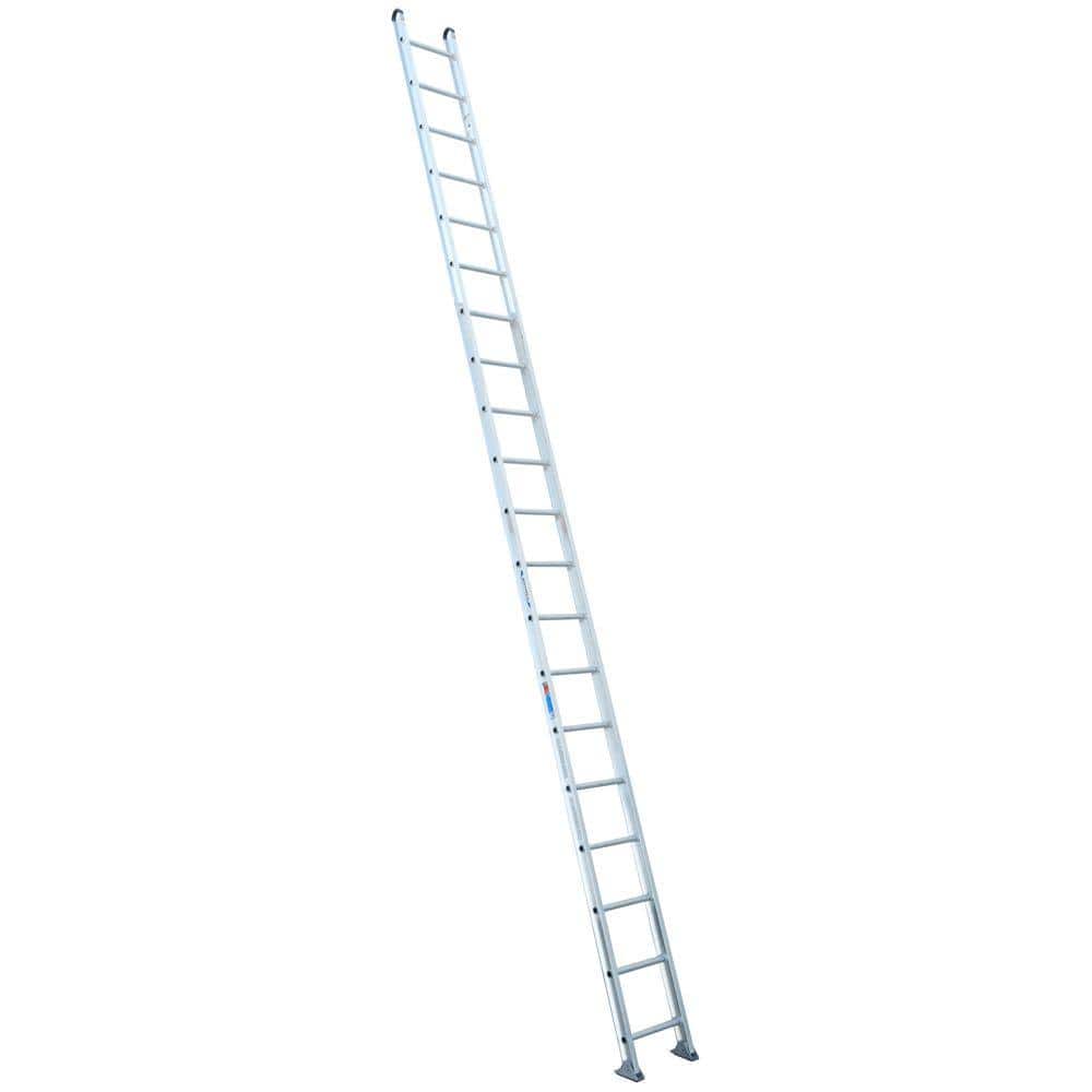 Werner 20 ft. Aluminum Round Rung Straight Ladder with 300 lb. Load Capacity Type IA Duty Rating