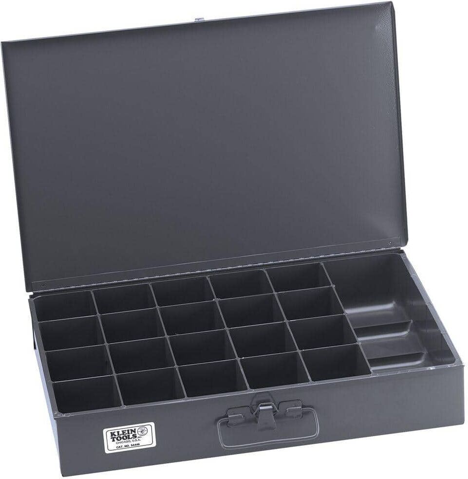 Klein Tools Extra-Large 21-Compartment Storage Box