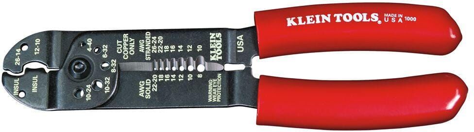 Klein Tools Multi Tool, 6-in-1 Multi-Purpose Stripper, Crimper, Wire Cutter