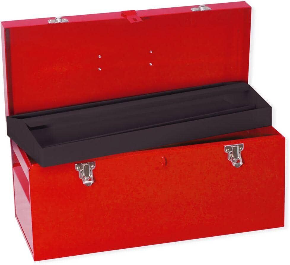 URREA Heavy Duty Metal Tool Box - 20 in. X 8 in. X 9 in.