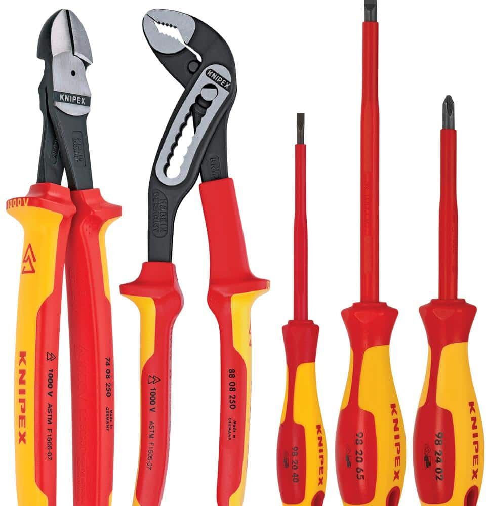 KNIPEX Automotive Pliers and Screwdriver Tool Set (5-Piece)