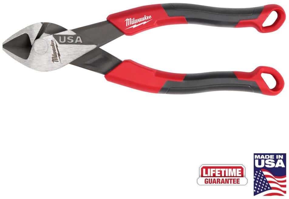 Milwaukee 6 in. Diagonal Cutting Pliers with Comfort Grip