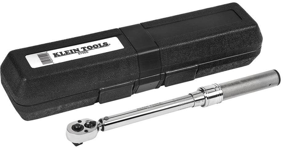 Klein Tools 3/8 in. Torque Wrench with Square-Drive Ratchet Head