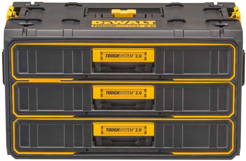 DeWalt Toughsystem 2.0, 12.3 in. W Tool Box 3-Drawer