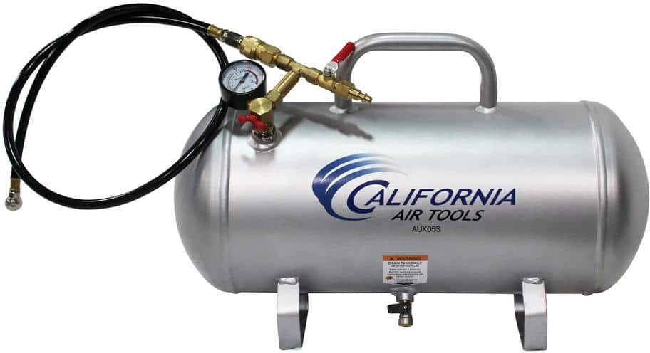 California Air Tools 5.0 Gal. Steel Auxiliary Air Tank