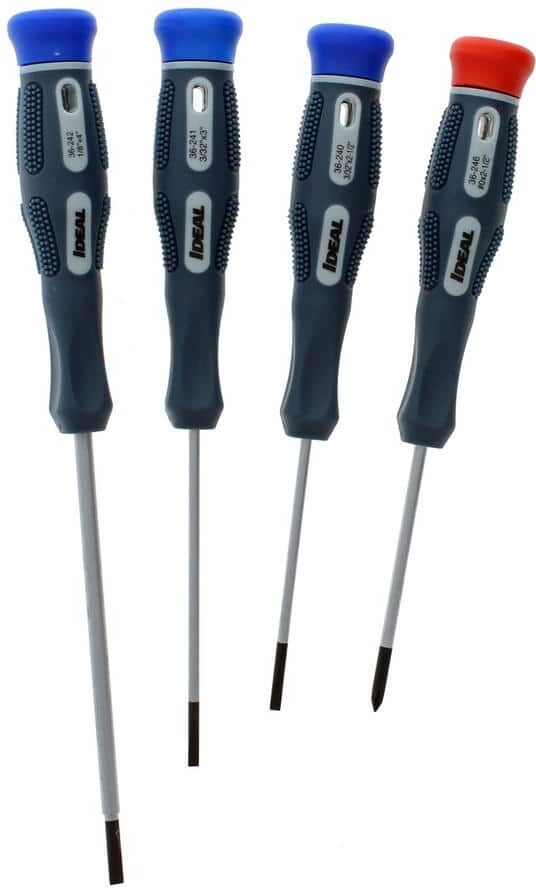 IDEAL 4-Piece Electronic Screwdrivers Set