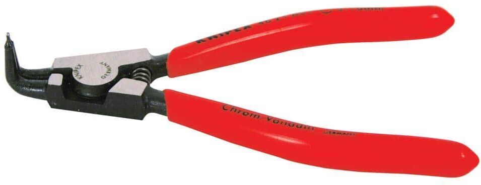 KNIPEX 5 in. 90 Degree Angled External Snap-Ring Pliers