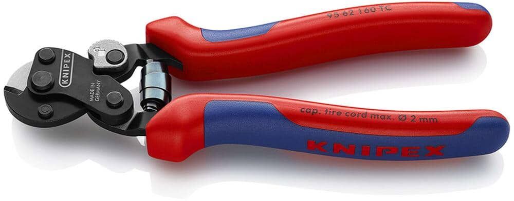 KNIPEX 6-1/4 in. Wire Rope Cutter Tire Cord Cutter