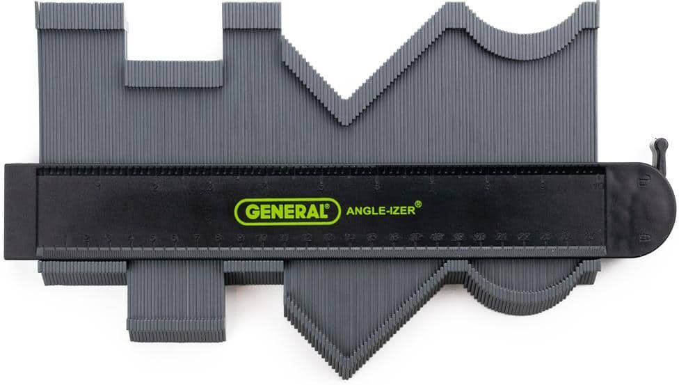 General Tools 10 in. Locking Contour Gauge with Extended Pins