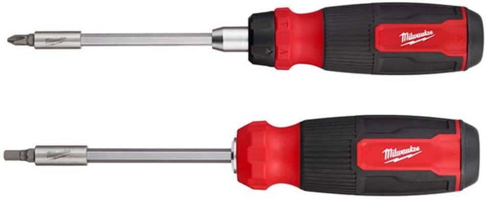 Milwaukee 14-in-1 Ratcheting Multi-Bit Screwdriver with 14-in-1 Hex Multi-Bit Screwdriver (2-Piece)