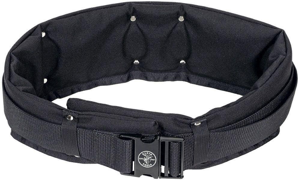 Klein Tools Medium Black Padded Tool Belt