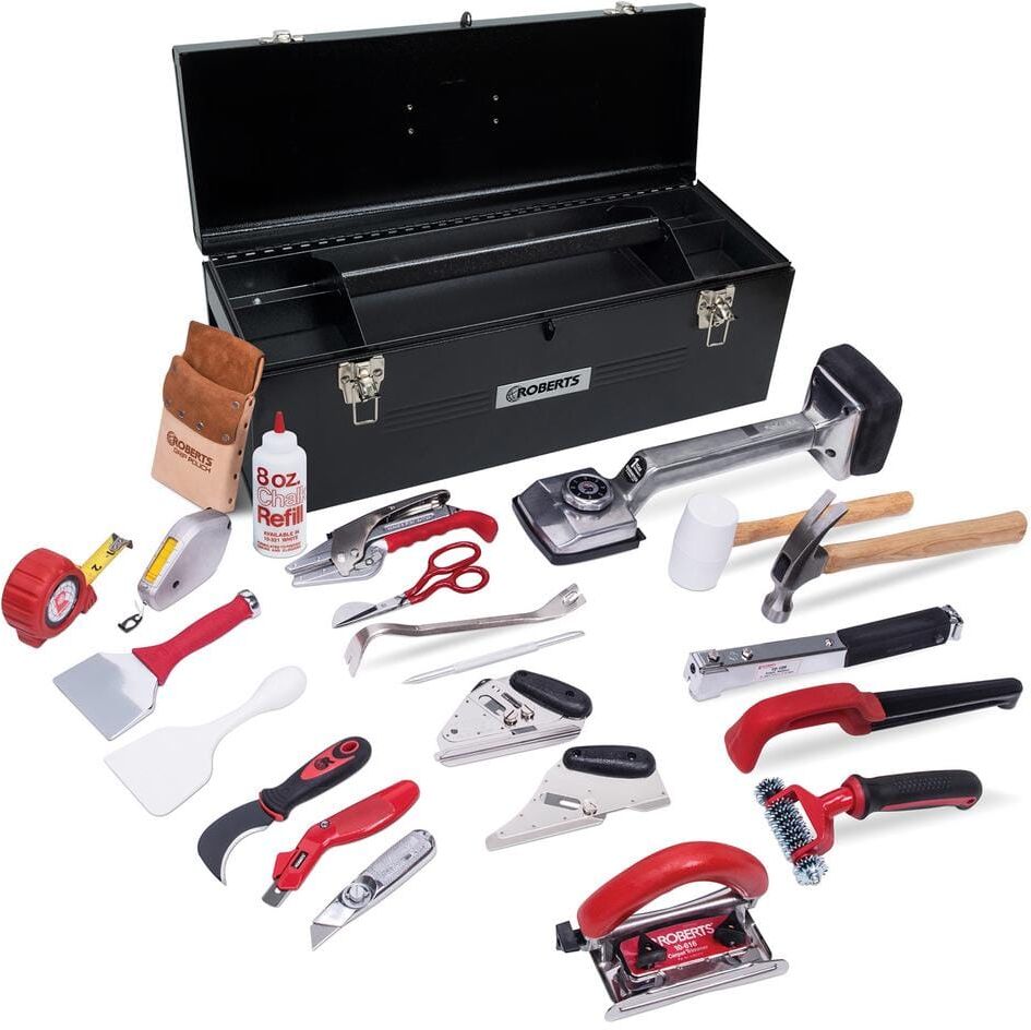 Roberts Carpet Installation Kit with 22 Tools Plus a 24 in. Tool Box