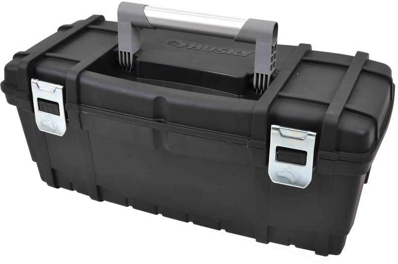 Husky 24 in. Hand Tool Box in Black