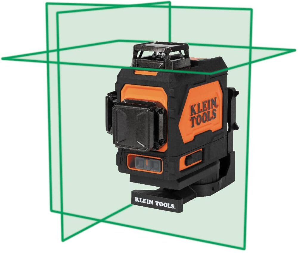 Klein Tools Rechargeable Self-Leveling Green Planar Laser Level