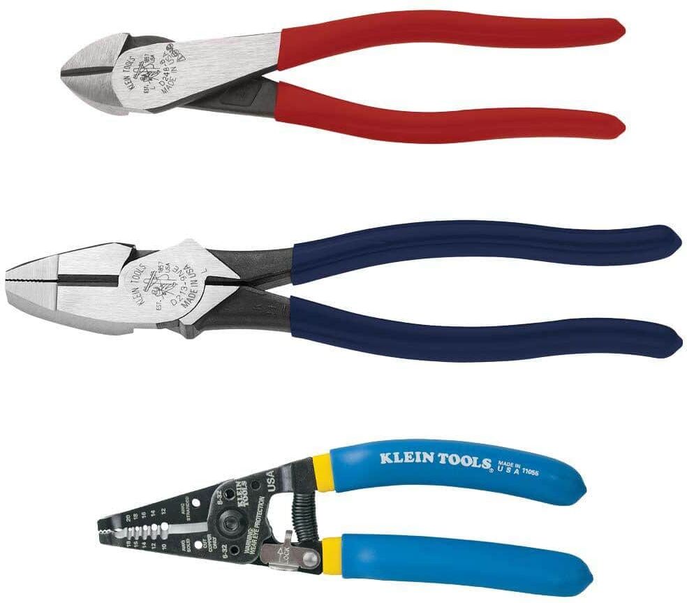 Klein Tools 3-Piece Stripper Pliers Kit