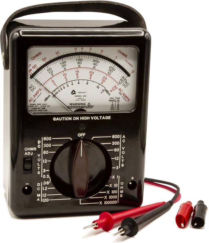 TRIPLETT Model 630 Analog Meter