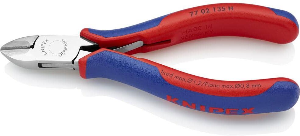 KNIPEX 5-1/4 in. Electronics Diagonal Cutters with Carbide Metal Cutting Edges