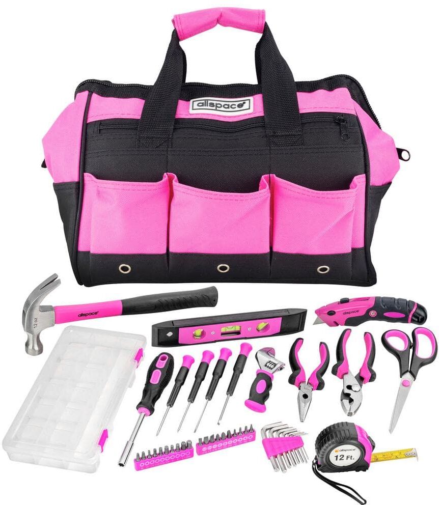 AllSpace Home and Office Essentials Tool Set with Tool Bag (43-Piece)