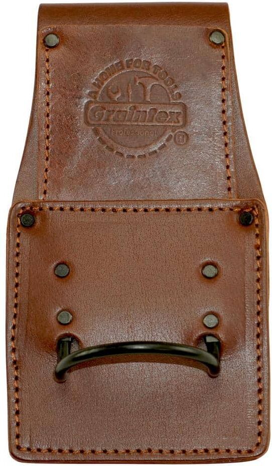 Graintex 2 in. Ambassador Series Top Grain Brown Leather Hammer Holder