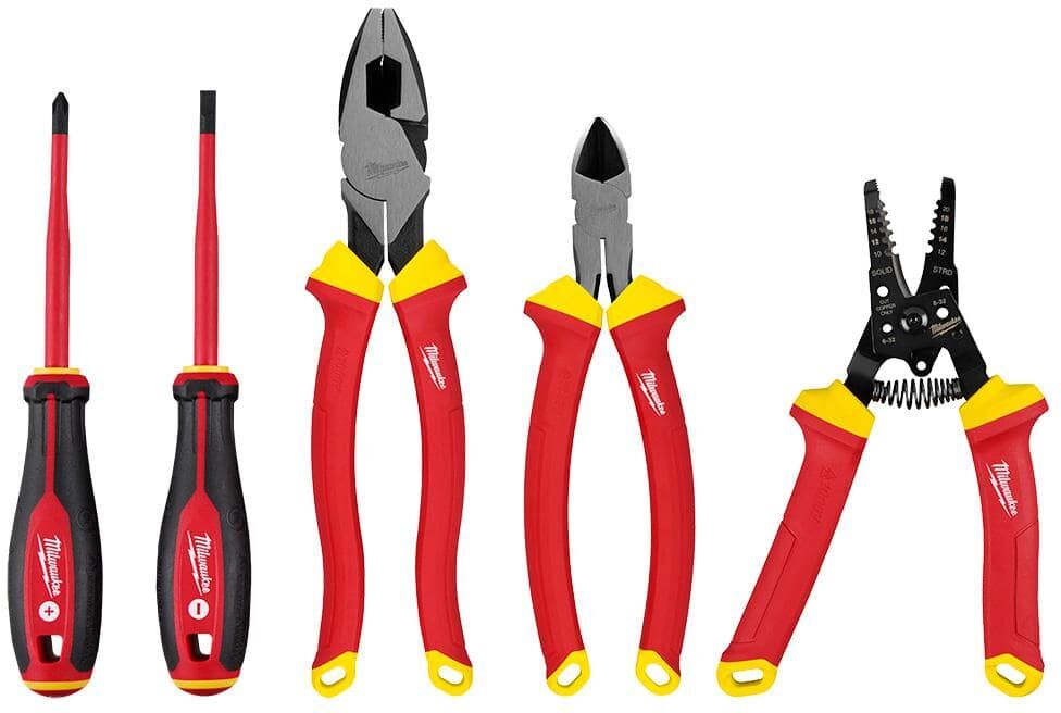 Milwaukee 1000V Insulated Hand Tool Set (5-Piece)