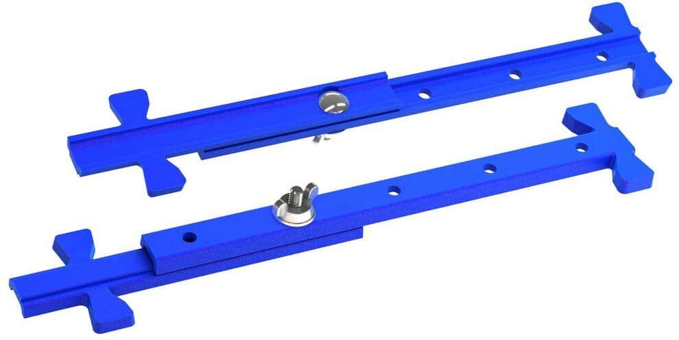 Bon Tool 4 in. to 12 in. Cast Aluminum Adjustable Mason Line Stretchers (Pair)