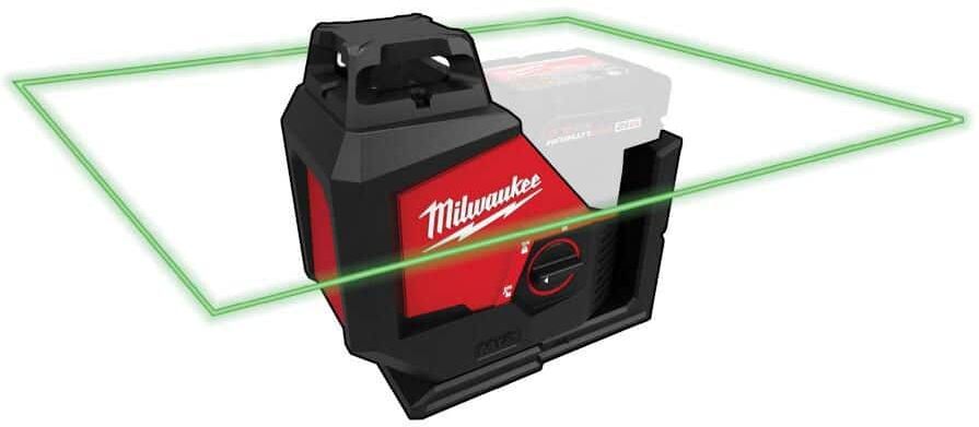 Milwaukee M12 12-Volt Lithium-Ion Cordless Green 360-Degree Single Plane Laser Level (Tool Only)