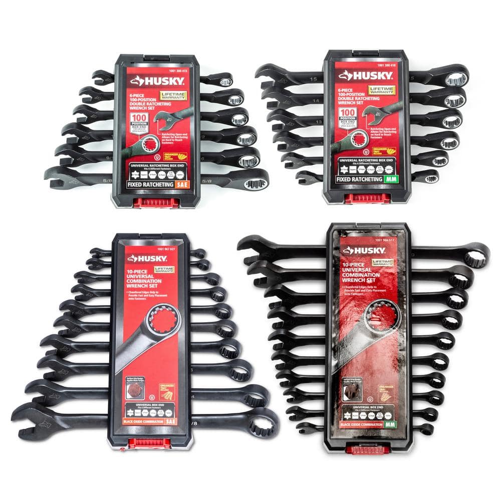 Husky Master Wrench Set SAE/MM (32-Piece)