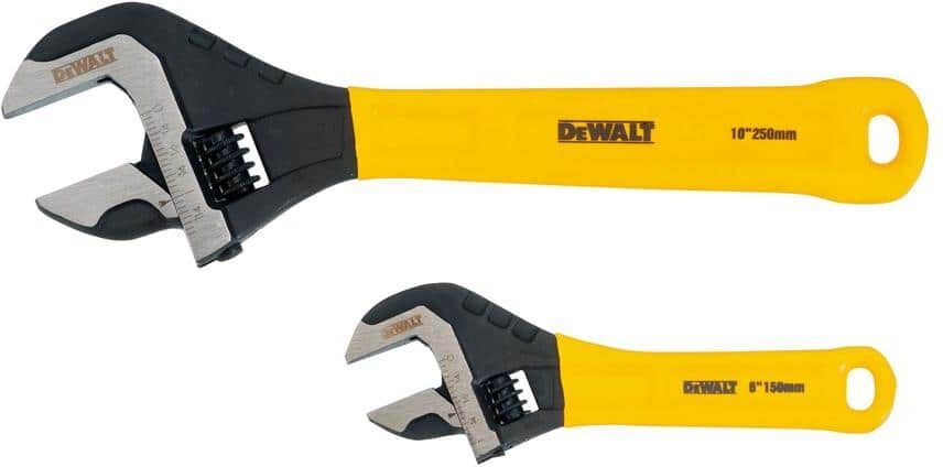 DeWalt Adjustable Wrench Set (2-Pack)