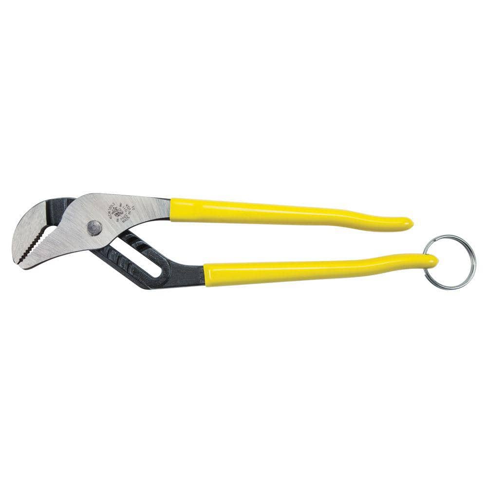 Klein Tools 12 in. Pump Pliers with Tether Ring