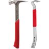 Milwaukee 22 oz. Milled Face Framing Hammer with 15 in. Pry Bar