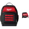 Milwaukee 15 in. Ultimate Jobsite Backpack with 25 ft. Electrician's Compact Wide Blade Magnetic Tape Measure (2-Piece)