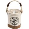 Klein Tools 4 in. Leather Bottom Mini Tool Bucket