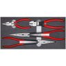 KNIPEX Automotive Pliers Set with Foam Tray (4-Piece)