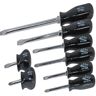 K Tool International Black Phillips and Slotted Screwdriver Set (8-Piece)