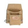 OX TOOLS Trade Series 8-Pocket Suede Leather Tool/Fastener Pouch