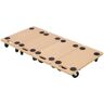 Tatayosi 500 lbs. Heavy-Duty Wood Furniture Moving Dolly with Wheels for Piano Couch Fridge Heavy Items (4-Pieces)