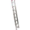 WERNER 16 ft. Aluminum Extension Ladder (15 ft. Reach Height) with 200 lb. Load Capacity Type III Duty Rating