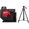 Milwaukee M12 Green 360-Degree Single Plane Laser Kit with 72 in. Adjustable Laser Level Tripod