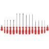 TEKTON Hard Handle Screwdriver Set, 16-Piece (#0-#3,1/8-5/16 in.)