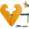 VEVOR Beam Clamp 2200 lbs. 1 ton Capacity I Beam Lifting Clamp 3 to 9 in. Opening Range Beam Hanger Clamps for Lifting Rigging