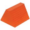 Vestil 6 in. x 9.5 in. x 8 in. Urethane Wheel Chock