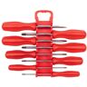 TEKTON Hard Handle Screwdriver Set with Holder, 8-Piece (#0-#3,1/8-5/16 in.)