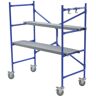 Werner 4 ft. x 3.8 ft. x 2 ft. Portable Rolling Scaffold 500 lb. Load Capacity