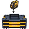 DeWalt 12V MAX Lithium-Ion 165 ft. Green Self-Leveling Cross-Line Laser Level Kit and Small Parts & Tool Storage Organizer