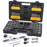 GEARWRENCH SAE & Metric, Small & Medium Ratcheting Tap & Die Set (77-Piece)