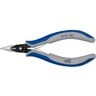 KNIPEX 5-1/4 in. Precision Electronics Gripping Pliers with Half-Round, Cross Hatched Jaws