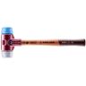 Halder Simplex 40 22 oz. Mallet with Soft Blue Rubber and Grey Rubber Inserts, Non-Marring